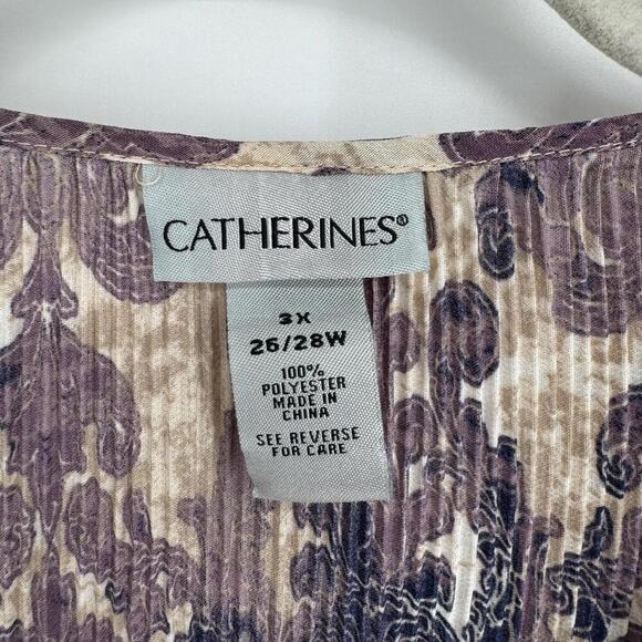 Catherines top 2x beaded sheer tunic lace plus size fairy boho peasant - Picture 2 of 4